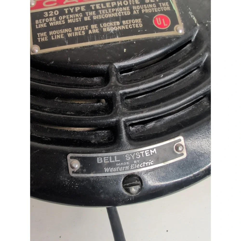 Western Electric Bell System Type 320 Telephone Phone Blast MINE EXPLOSION PROOF